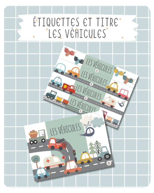 1. Titres et étiquettes — les véhicules