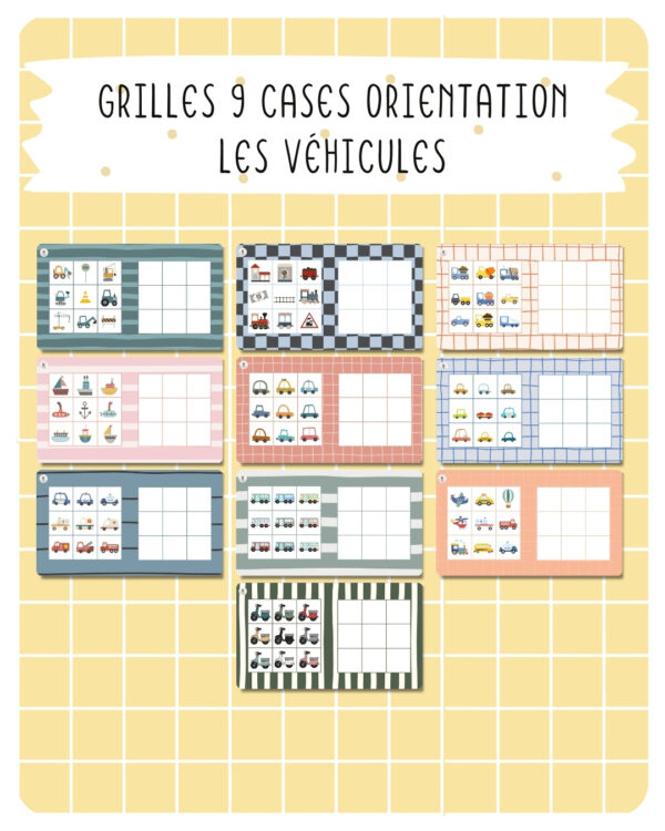 19. Grilles 9 Cases Orientation — Les véhicules