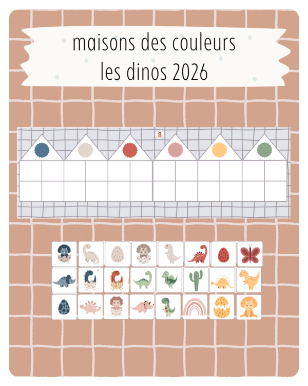 20. Maisons des couleurs — Les dinos 2026