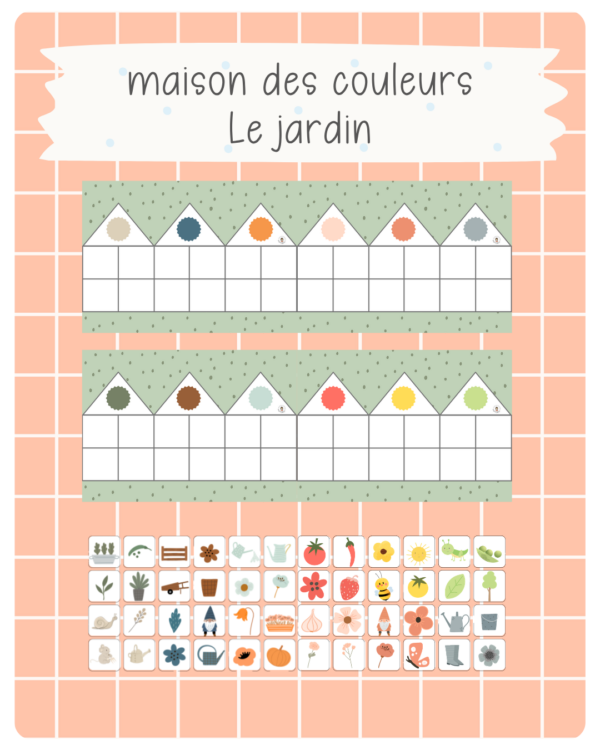 20. Maisons des couleurs — Au jardin (printemps)