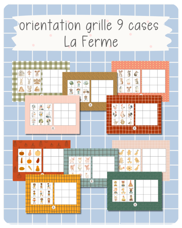 19. Grilles 12 Cases Orientation — La Ferme