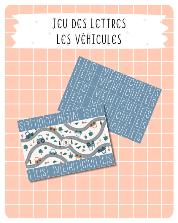 30. Jeu des lettres — Les véhicules