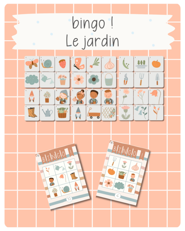 34. Bingo ! — Au jardin (printemps)