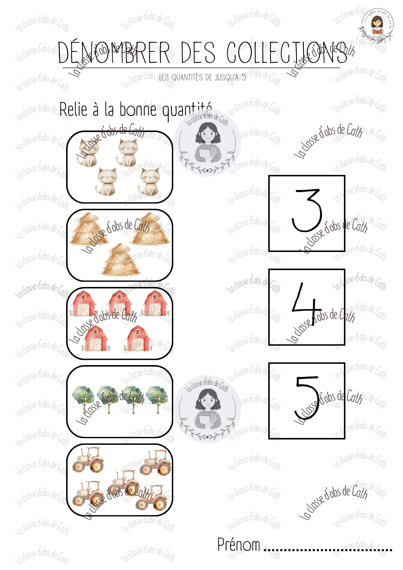 44. fichiers dénombrer des collections - LA FERME – Image 3