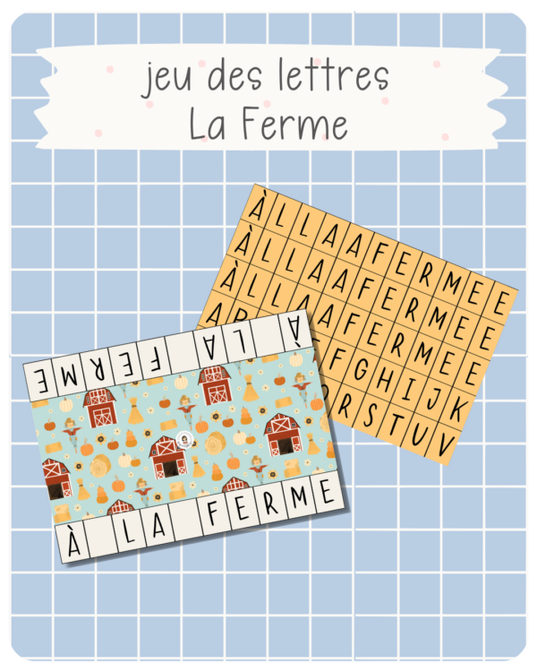 30. Jeu des lettres — Au jardin (printemps) (Copie)