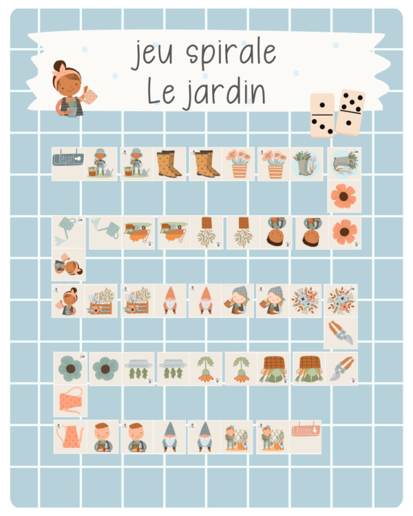 37. Domino - Au jardin (printemps)