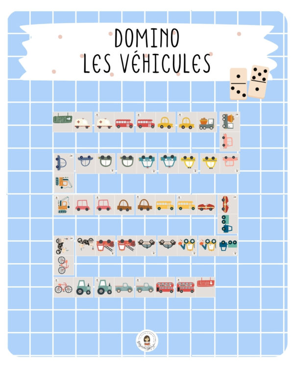 37. Domino - les véhicules