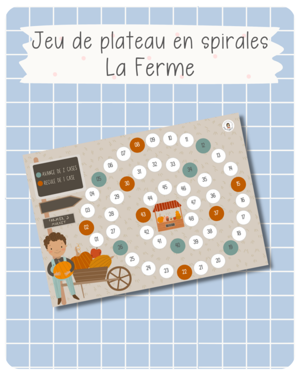 35. Jeu de plateau spirale — La Ferme