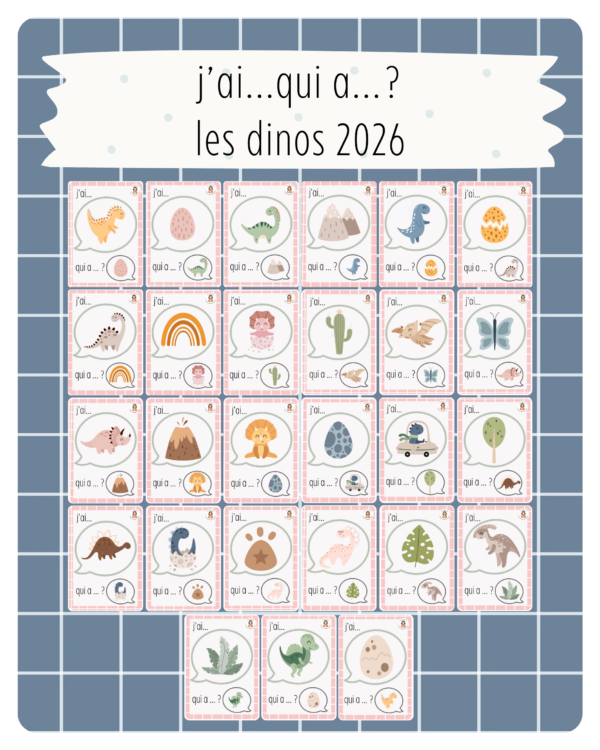 29. J'ai... Qui a... ? — Les dinos 2026
