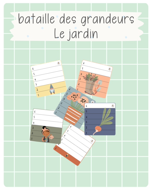 39. jeu de bataille - Au jardin (printemps)