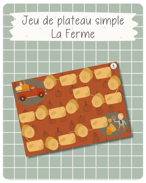 46. jeu de plateau simple - LA FERME