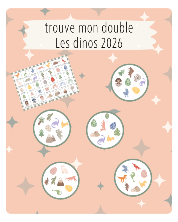 31. Trouve mon double — Les dinos 2026