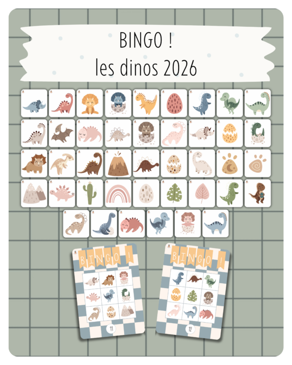 34. Bingo ! — Les dinos 2026