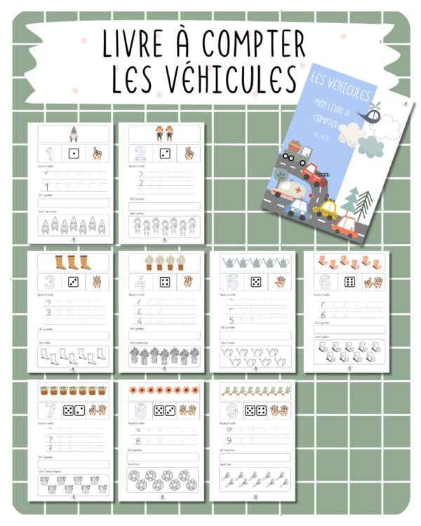 42. livre à compter - les véhicules