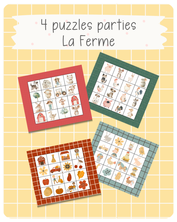47. 4 Puzzles Parties — La Ferme