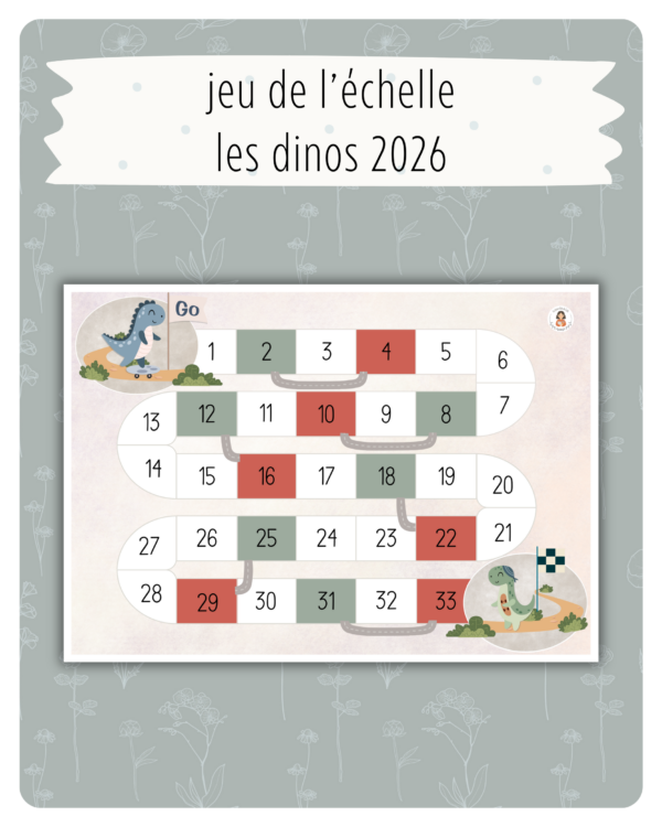 38. jeu de l'échelle - dinos 2026