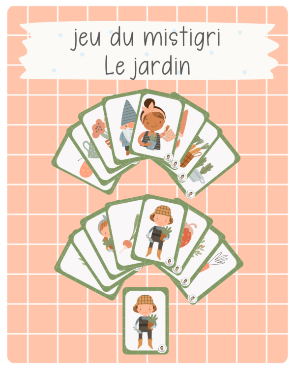 36. Jeu du Mistigri - Au jardin (printemps)