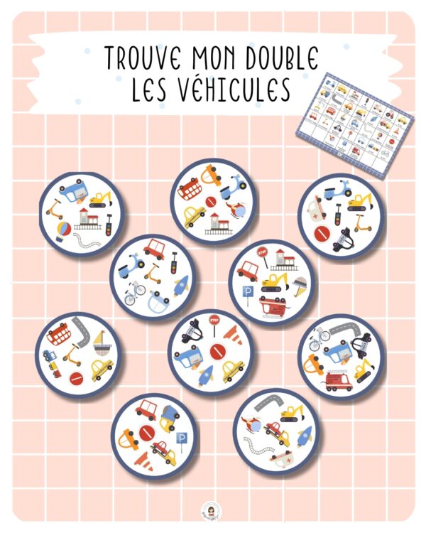31. Trouve mon double — Les véhicules