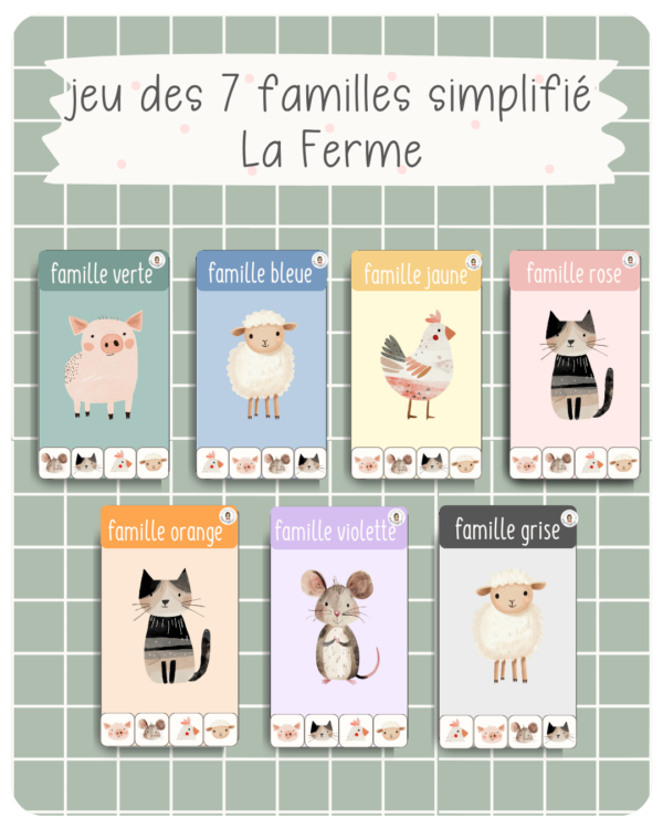 41. jeu des 7 familles - La Ferme