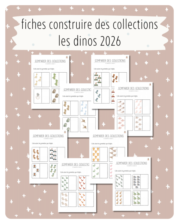 43. fichier construire des collections - Les dinos 2026