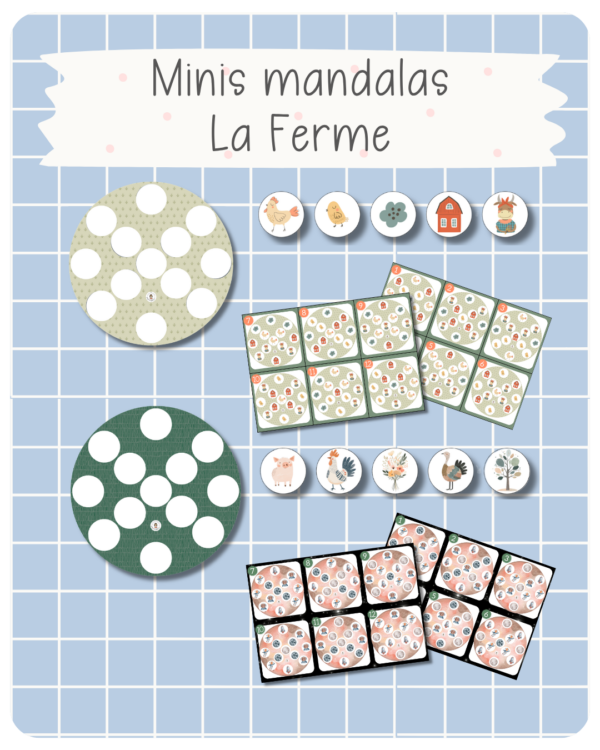 25. Les minis-mandalas — La Ferme