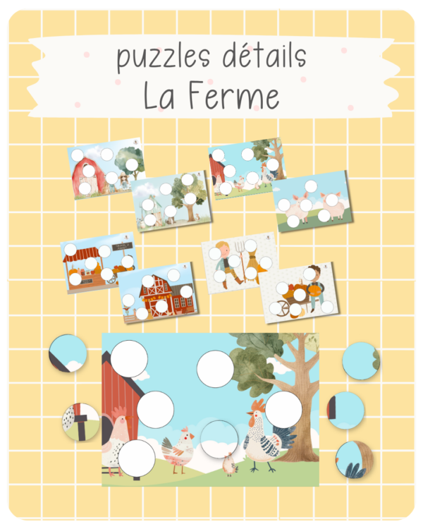 23. puzzles détails — La Ferme