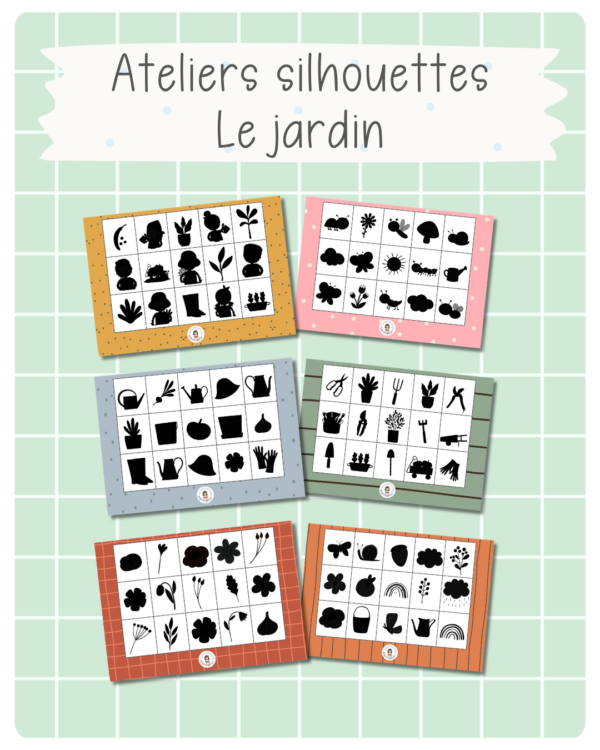 6. Ateliers silhouettes – Au jardin (printemps)